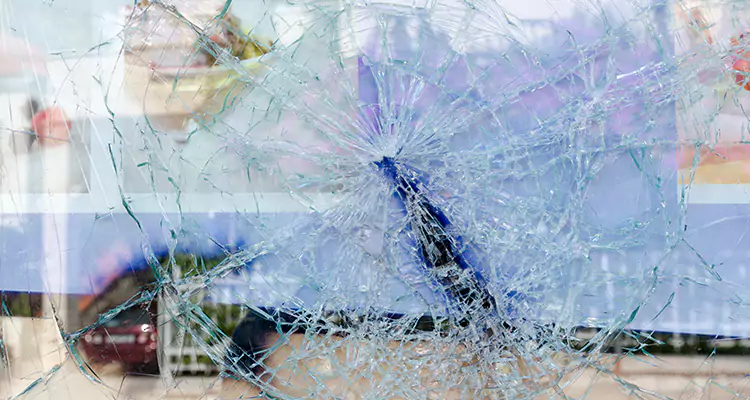 Cracked Glass Balcony Door Repair in Burlingame, CA
