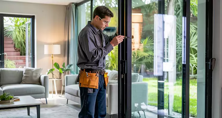Sliding Door Jamb Lock Repair in Burlingame, CA
