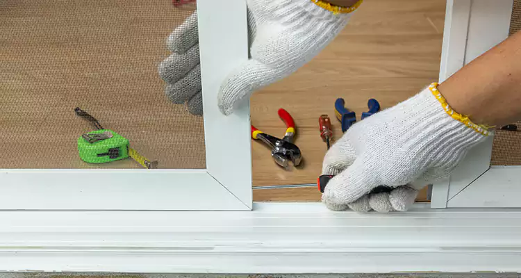Sliding Glass Door Off Rails Repair in Burlingame, CA