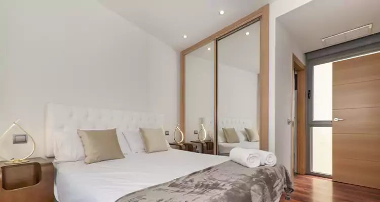 Sliding Wardrobe Door Mirror Replacement in Burlingame, CA