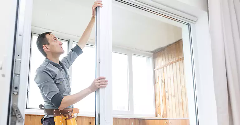 Aluminum Storefront Door Repair in Burlingame, CA